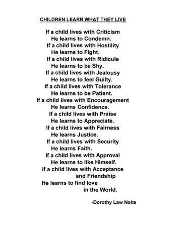 Children Learn